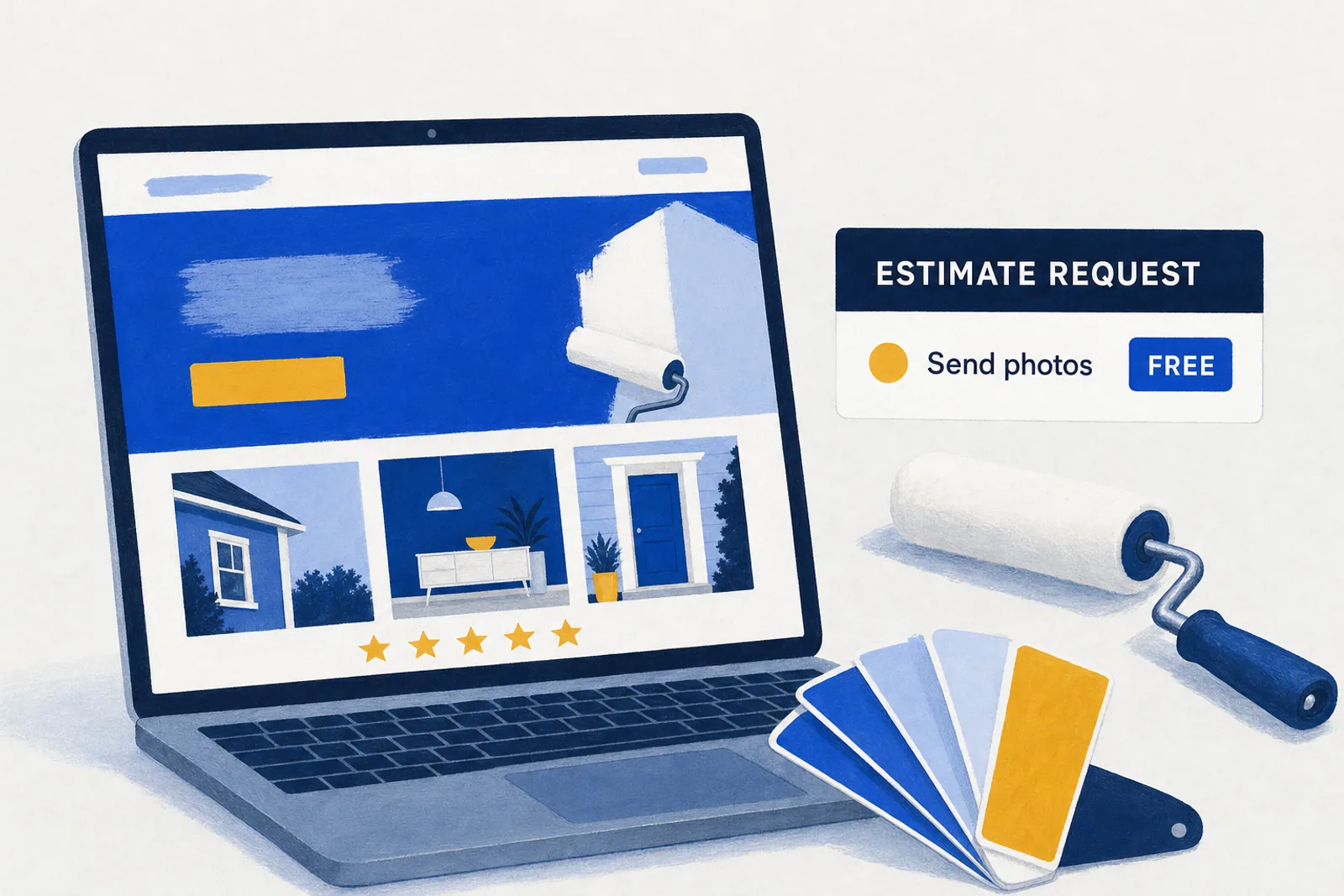 What a painting business website needs (and what it should cost)